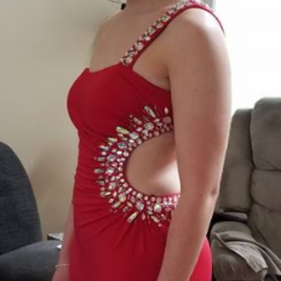 City Studio Red Formal Dress - Picture 2 of 5